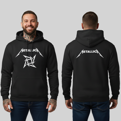 Buzo Capota Metallica doble estampado