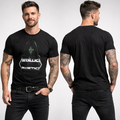 Camiseta Algodon Metallica Horror Poster