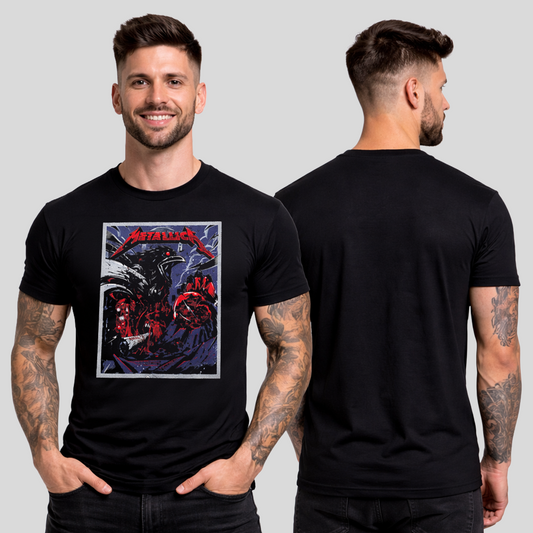 Camiseta Algodon Metallica Eagle Poster 2018