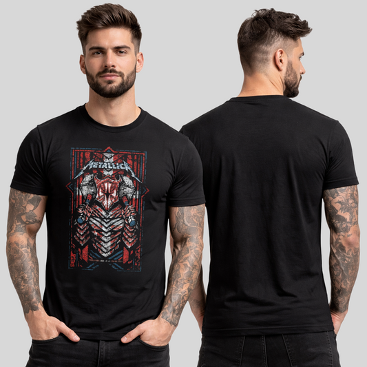 Camiseta Algodon Metallica Art