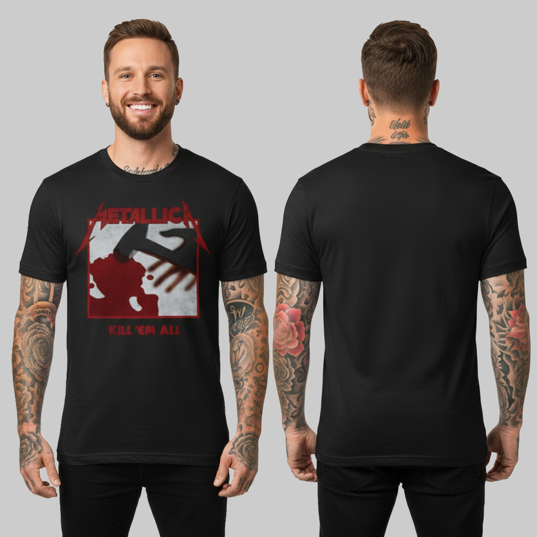 Camiseta Metallica Kill em all Rock Style