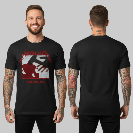 Camiseta Metallica Kill em all Rock Style