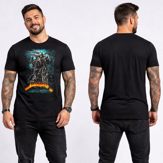 Camiseta Algodon Metallica Ghost Poster