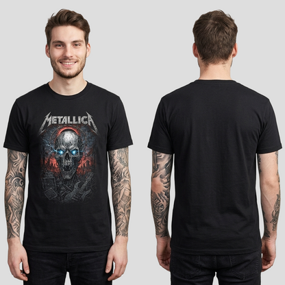Camiseta Algodon Metallica Skull