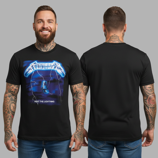 Camiseta Algodon Metallica Ride The Lightning