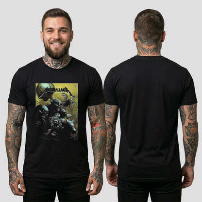 Camiseta Algodon Metallica Kansas City Poster