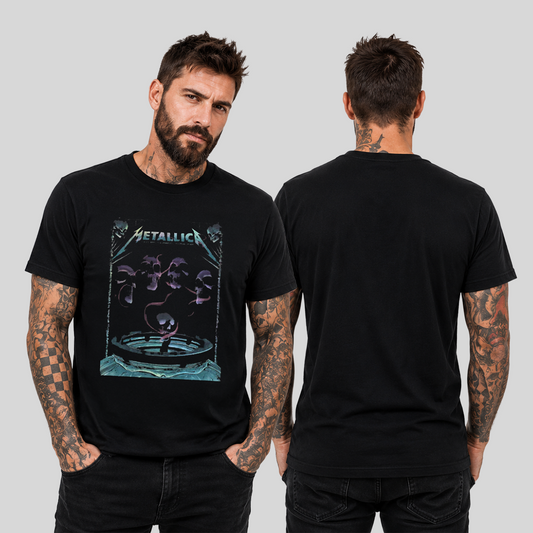 Camiseta Algodon Metallica Valdebas España Poster