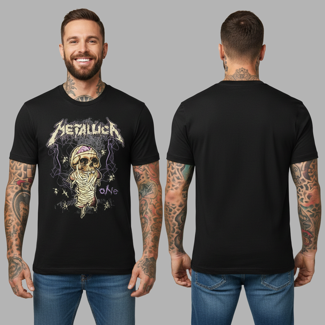 Camiseta Algodon Metallica One Art