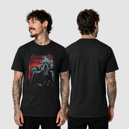 Camiseta Algodon Metallica octupus Texas Poster