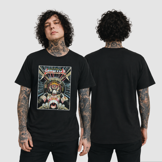Camiseta Algodon Metallica Las Vegas Poster