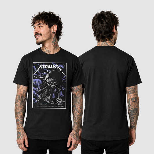 Camiseta Algodon Metallica Brandon Heart Poster