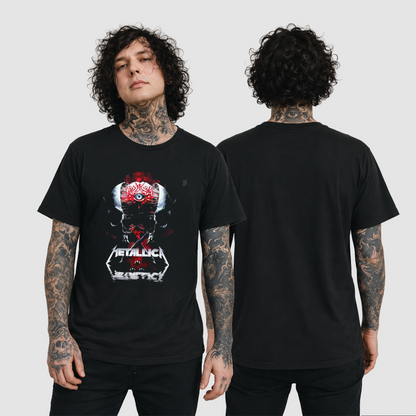 Camiseta Algodon Metallica Brain
