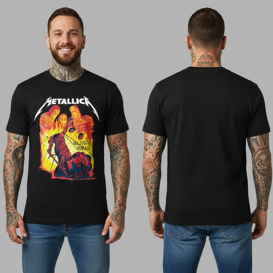 Camiseta Algodon Metallica Justice For All