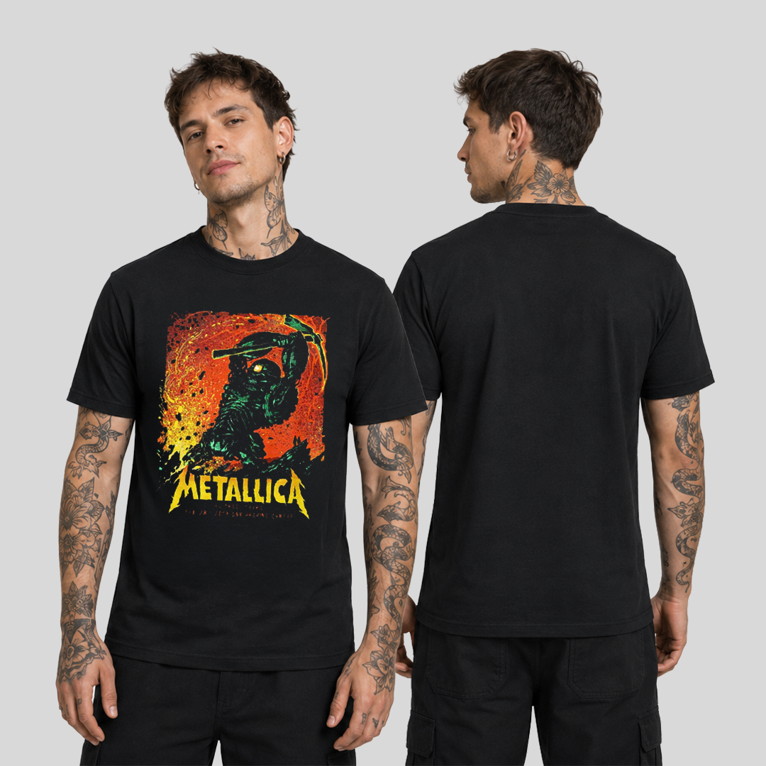 Camiseta Algodon Metallica Texas Poster 2019