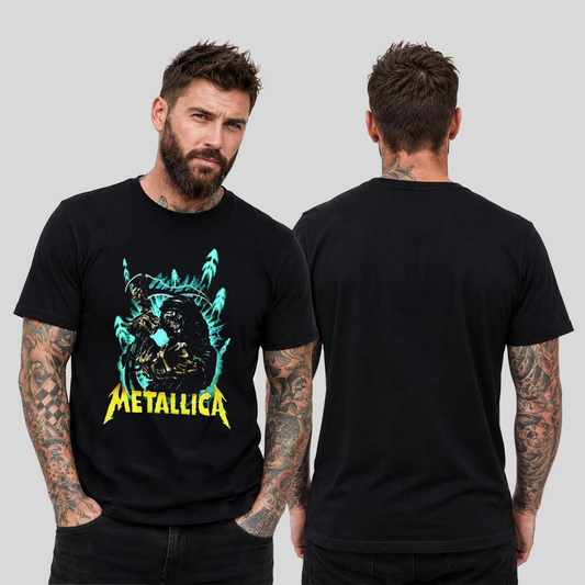 Camiseta Algodon Metallica Parca Ghost Art