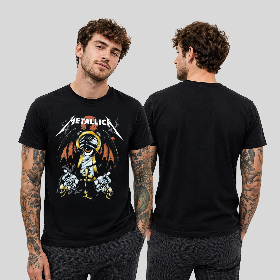 Camiseta Algodon Metallica Orion Art