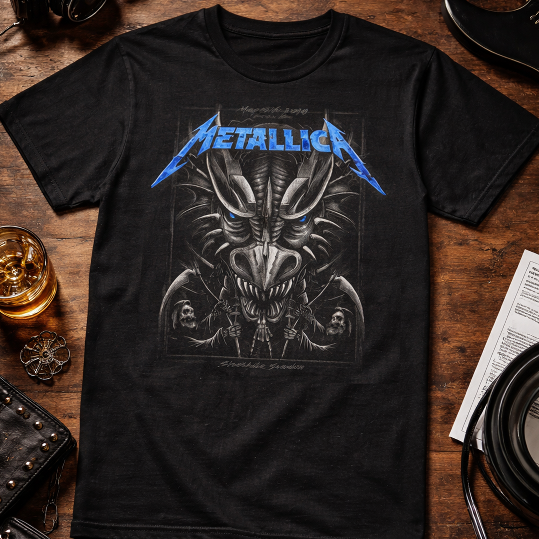 Camiseta Algodon Metallica Stockholm 2018