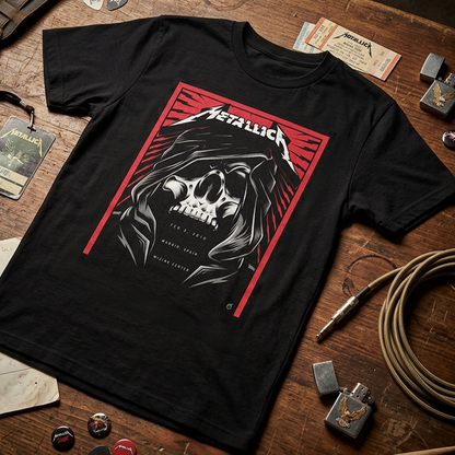 Camiseta Algodon Metallica Poster España
