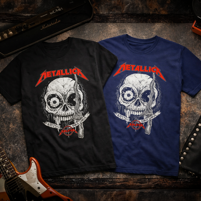 Camiseta Algodon Metallica Malaysia Poster