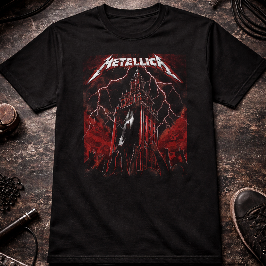 Camiseta Algodon Metallica Poster Style