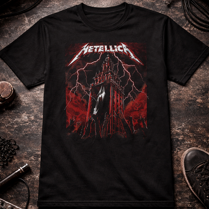 Camiseta Algodon Metallica Poster Style