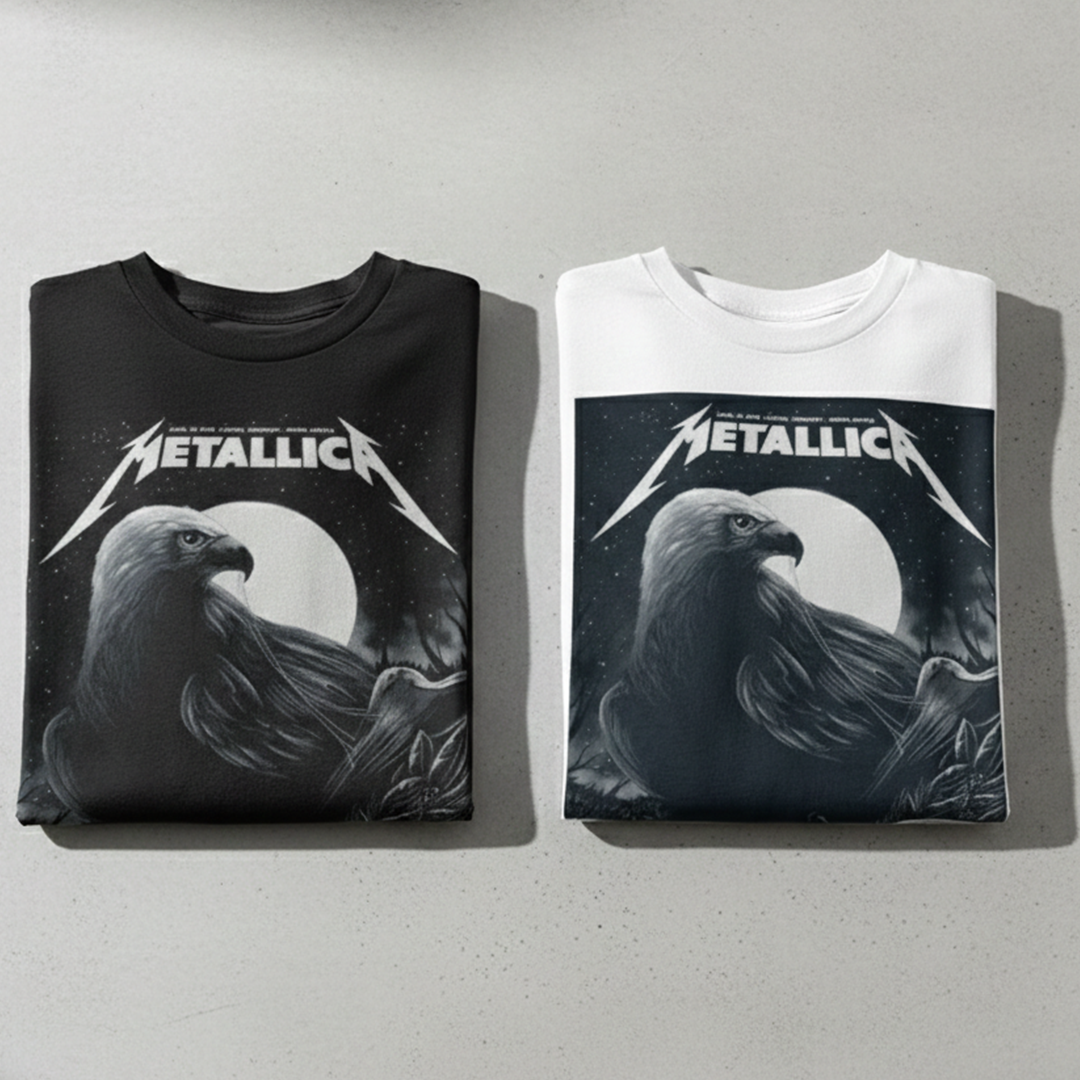 Camiseta Algodon Metallica Germany Poster