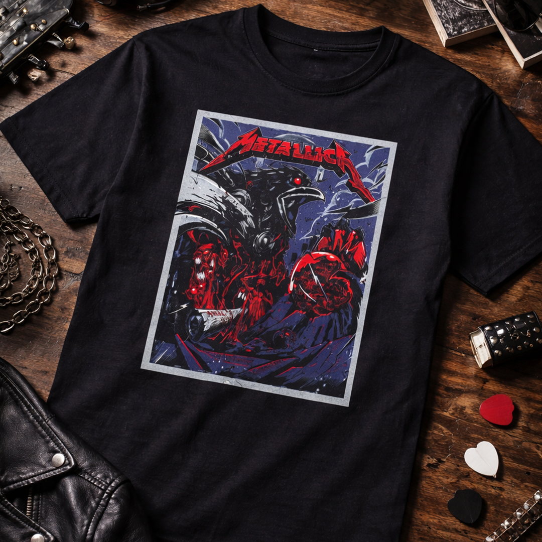 Camiseta Algodon Metallica Eagle Poster 2018