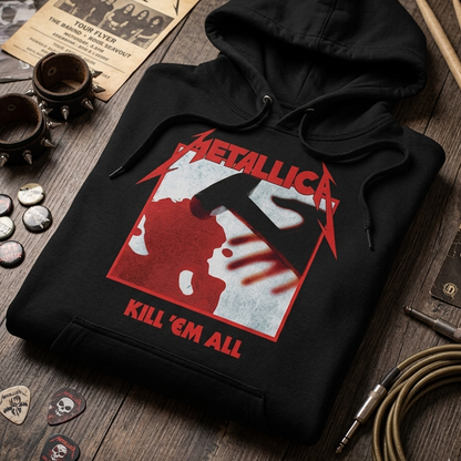 Buzo Capota Kill em all Rock Style