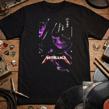 Camiseta Algodon Metallica Skull Poster Art