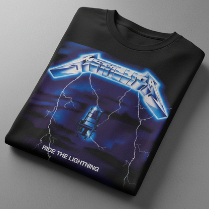 Camiseta Algodon Metallica Ride The Lightning