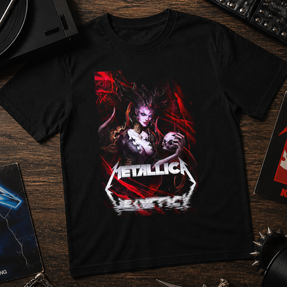 Camiseta Algodon Metallica Women Demon