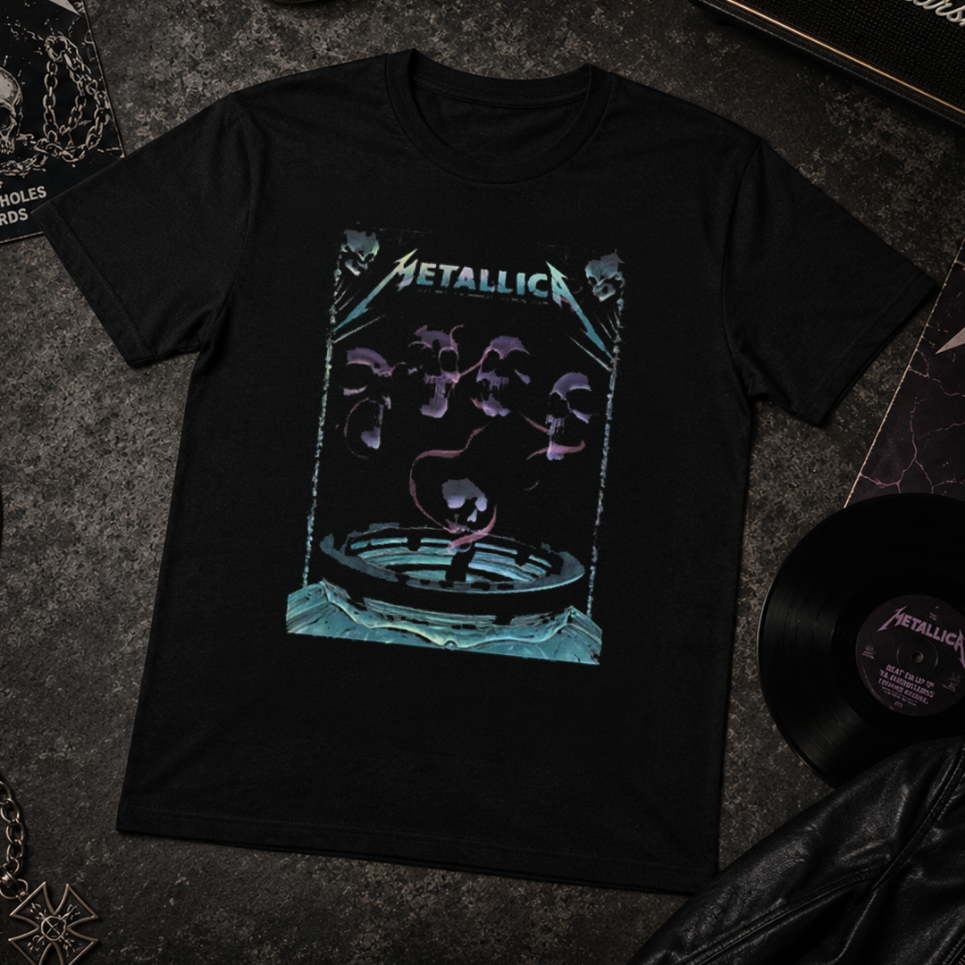 Camiseta Algodon Metallica Valdebas España Poster