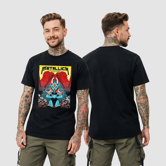 Camiseta Algodon Metallica Legacy Arena Birmingham Poster