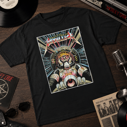Camiseta Algodon Metallica Las Vegas Poster