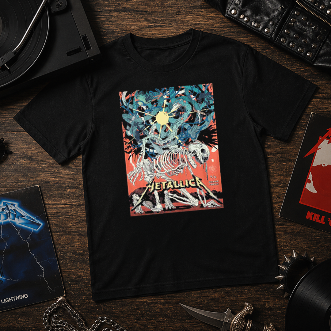 Camiseta Algodon Metallica Grand Forks