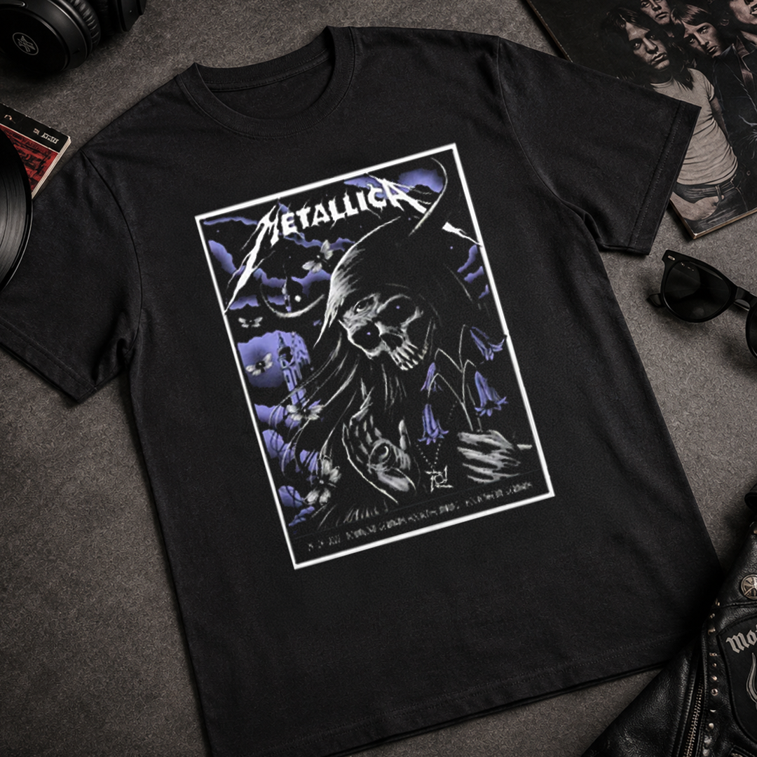 Camiseta Algodon Metallica Brandon Heart Poster