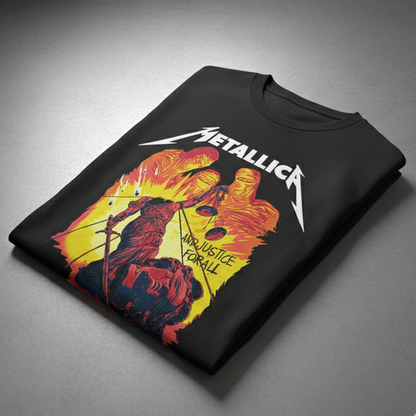 Camiseta Algodon Metallica Justice For All