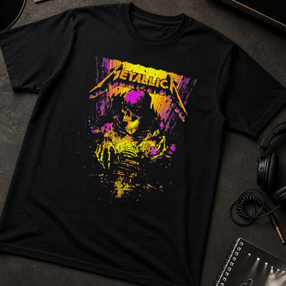 Camiseta Algodon Metallica Poster London 2019