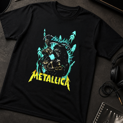 Camiseta Algodon Metallica Parca Ghost Art