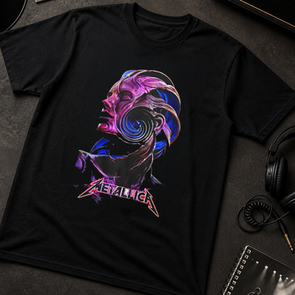 Camiseta Algodon Metallica Human Colors Art