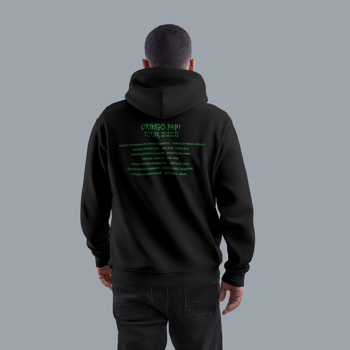 Buzo Capota Limbik Bizkit Gringo Papi Tour 2025