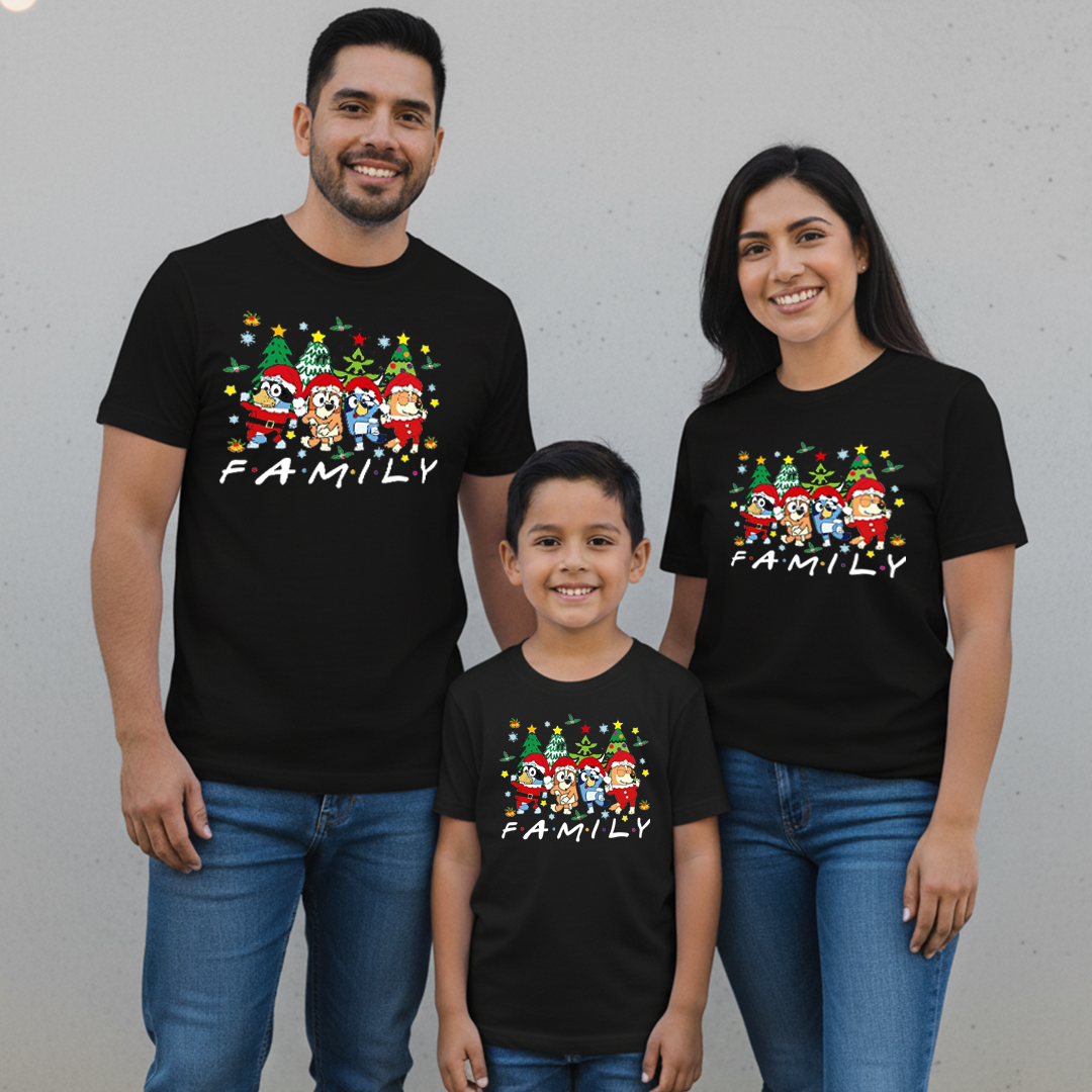 Camisetas Navideñas Familia Set de 3 Prendas Paw Patrol Navidad