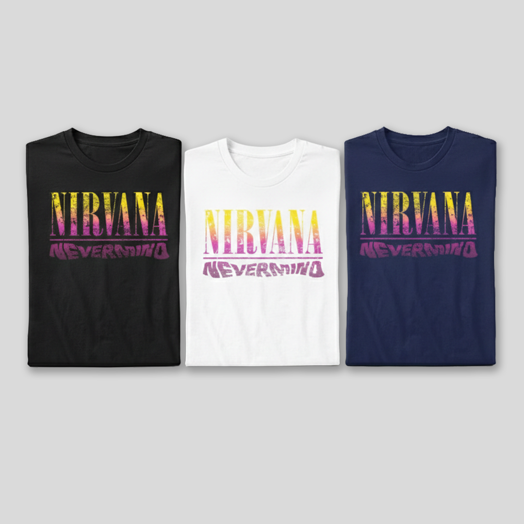 Camiseta Algodon Nirvana NeverMind