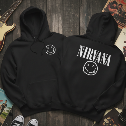 Buzo Capota Rock Style Nirvana Doble estampado