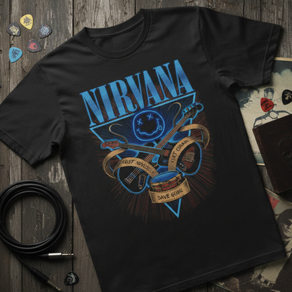 Camiseta Algodon Nirvana Krist Kurt Dave