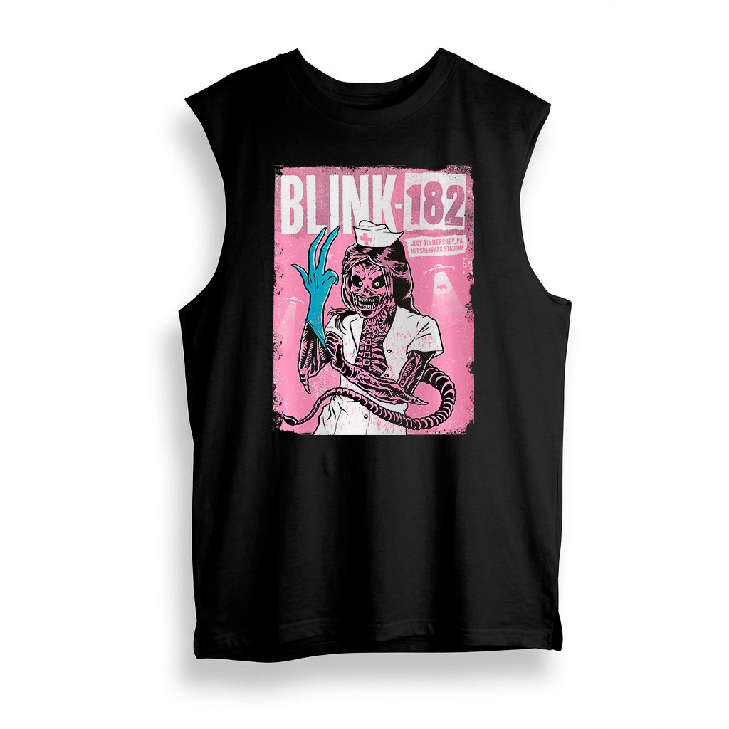 Esqueleto Manga Sisa Blink 182 Concert USA