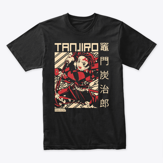 Camiseta Algodon Tanjiro Kamado Art