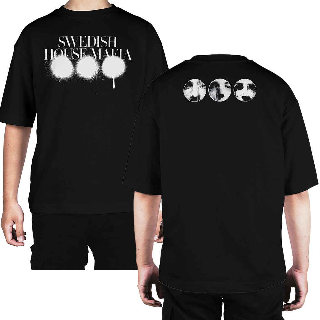 Camiseta Oversize Swedish House Mafia Logo Classic Back