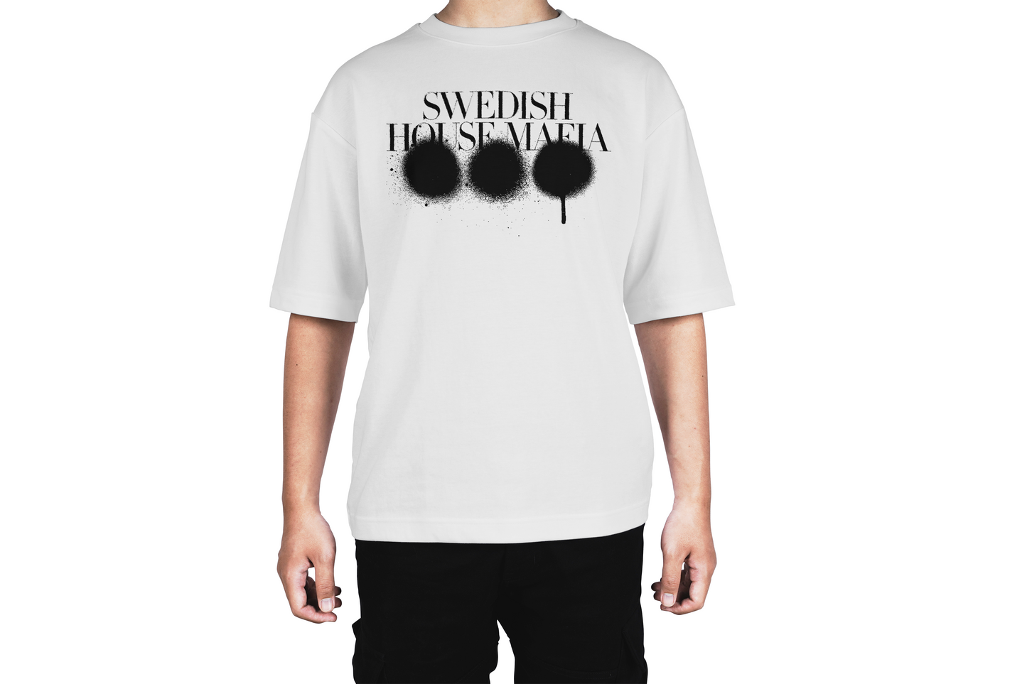 Camiseta Oversize Swedish House Mafia Logo Classic Back