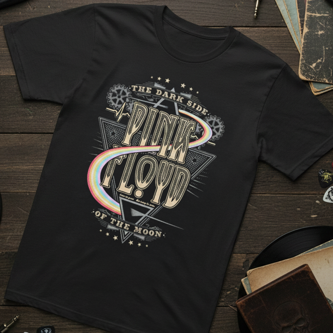 Camiseta Algodon Pink Floyd Dark Side Art